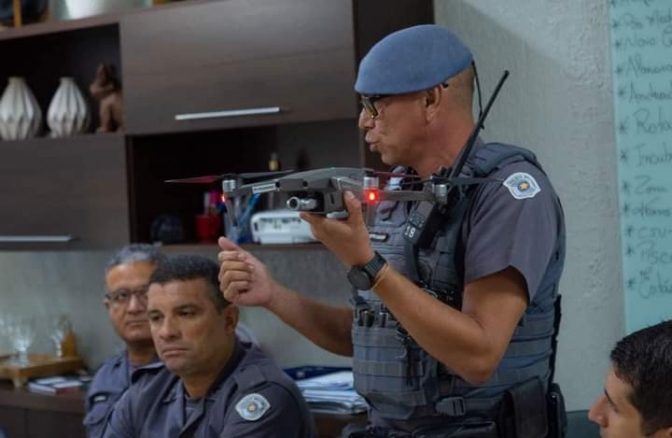 Polícia Militar de Andradina vai usar drones na Ronda Escolar e no reforço da Atividade Delegada