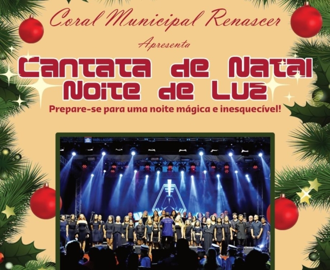 “Cantata de Natal” da Cultura de Três Lagoas será nesta quinta-feira (28)