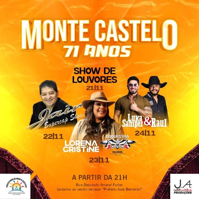 FESTA DE 71 ANOS DE MONTE CASTELO