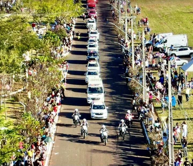 POLÍCIA MILITAR PARTICIPA DO DESFILE CÍVICO DE ANDRADINA