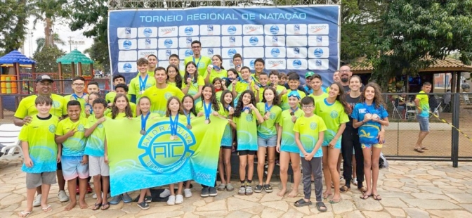 Natação Andradinense bate recorde ao conquistar 117 medalhas no Torneio da Federação em Andradina