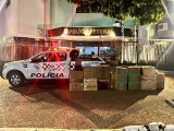 POLÍCIA MILITAR FAZ APREENSÃO DE PRODUTOS FRUTOS DE CONTRABANDO E DESCAMINHO EM DRACENA