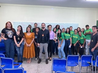 Agosto Lilás: Polícia Civil realiza palestra sobre combate à violência contra a mulher em Brasilândia