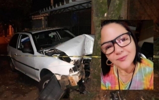 MULHER DE 54 ANOS MORRE APÓS BATER CARRO EM ÁRVORE EM BIRIGUI