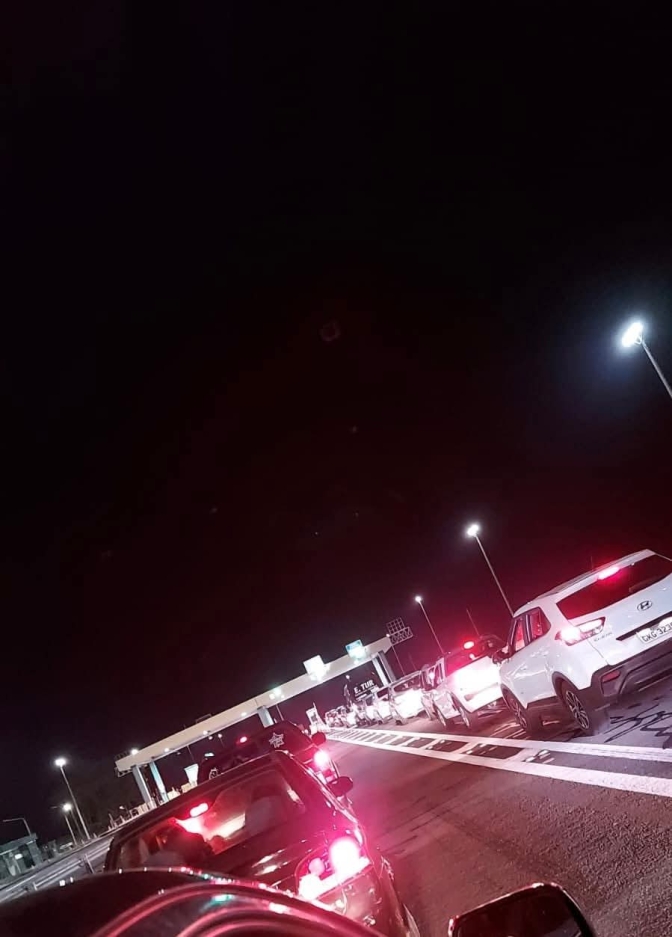 CONGESTIONAMENTO EM CASTILHO PARA SHOW DO GUSTTAVO LIMA