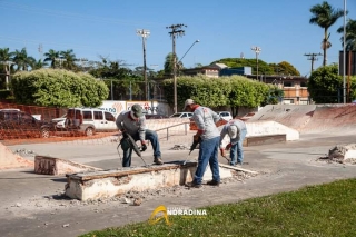 Pista de Skate está sendo reformada com recursos próprios em Andradina