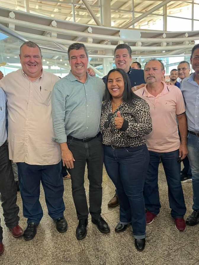 Em Três Lagoas vereadora Sirlene participa da agenda de visita em obras do Governador de MS