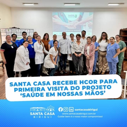 Santa Casa de Birigui recebe visita de equipe do Hospital do Coração