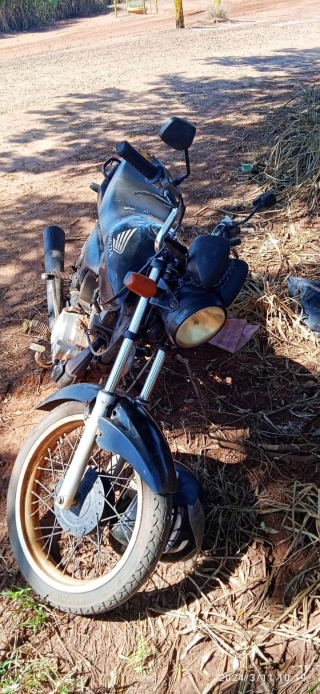 MORADOR DE NOVA INDEPENDÊNCIA DETIDO NA ZONA RURAL COM MOTOCICLETA FURTADA