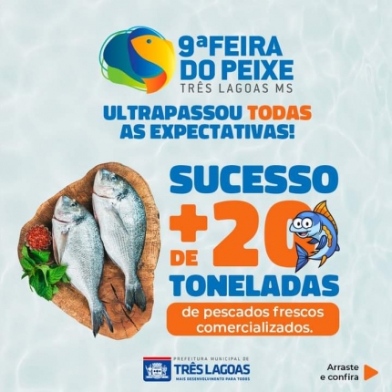 Em Três Lagoas 9° Feira do Peixe foi um sucesso