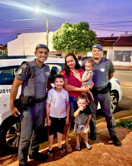 EM AÇÃO RÁPIDA, POLICIAIS MILITARES DE CASTILHO SALVAM CRIANÇA