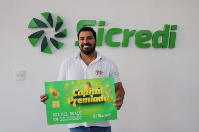 Empresário de Andradina ganha R$ 10 mil em promoção do Sicredi