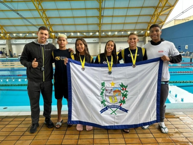 Nadadores andradinenses brilharam em Santo André