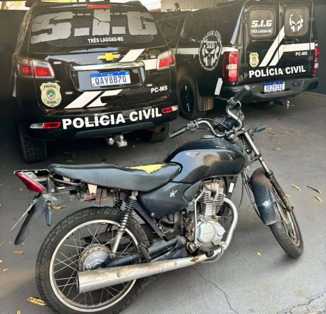 Polícia Civil identifica adolescentes envolvidos em furto de motocicleta e a receptadora em Três Lagoas