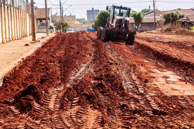 Em Andradina bairro Pereira Jordão está cada vez mais próximo de chegar a 100% de asfalto