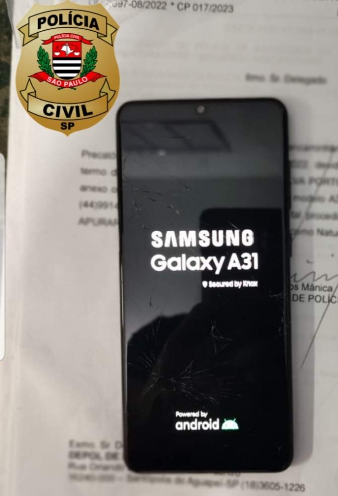 Polícia Civil de Santópolis do Aguapeí recupera celular que foi esquecido em banheiro de churrascaria