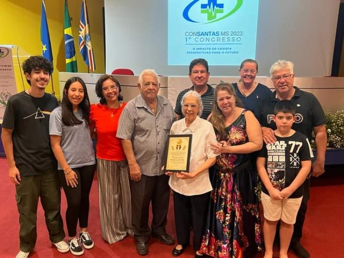 Irmãs do Hospital Auxiliadora de TL são homenageadas durante o 1º Congresso Estadual das Santas Casas, Hospitais Filantrópicos e Entidades Beneficentes de MS