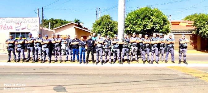 Polícias Militar e Civil desencadeiam operação conjunta em Castilho