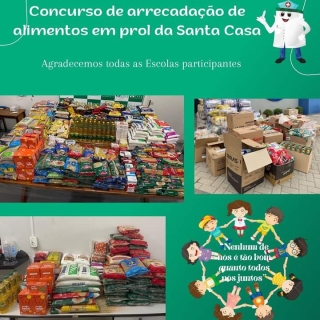 Foi um sucesso o concurso de arrecadação de alimentos para Santa Casa de Penápolis