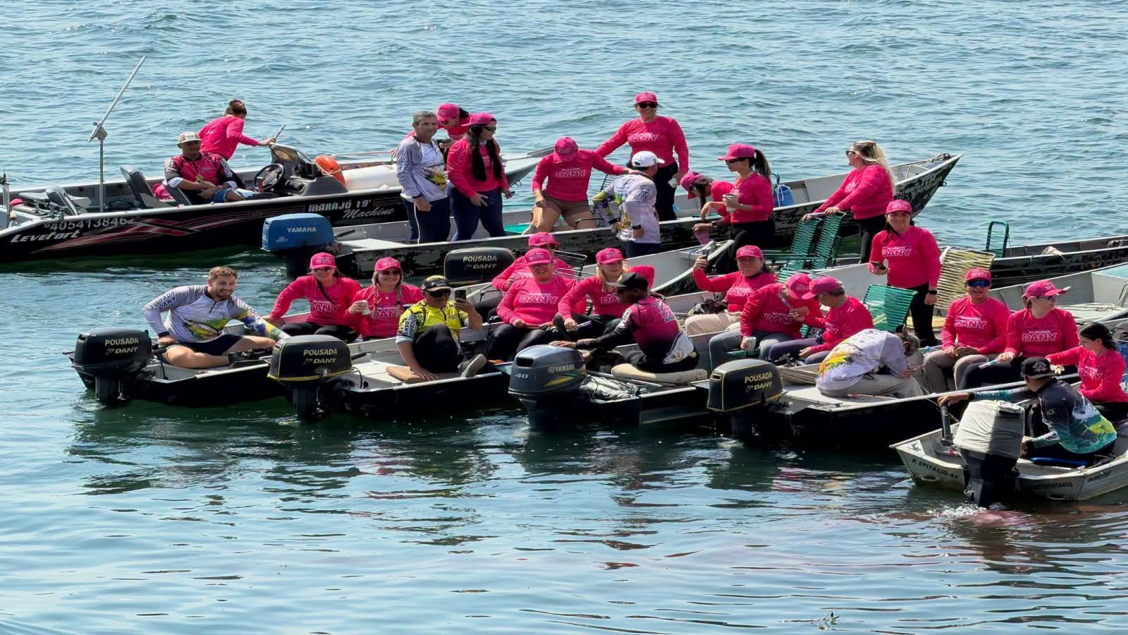 1ª Pescaria Feminina reúne mulheres em dias de pesca, lazer e confraternização em Castilho