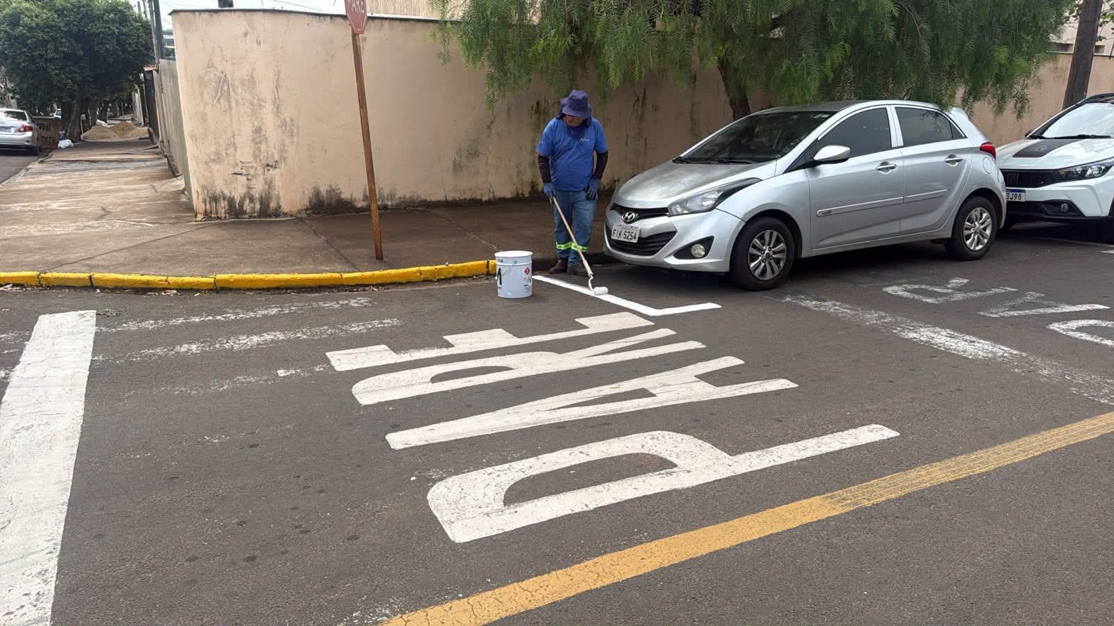 Operação Trânsito Organizado recupera sinalização e reforça segurança nas ruas de Andradina 