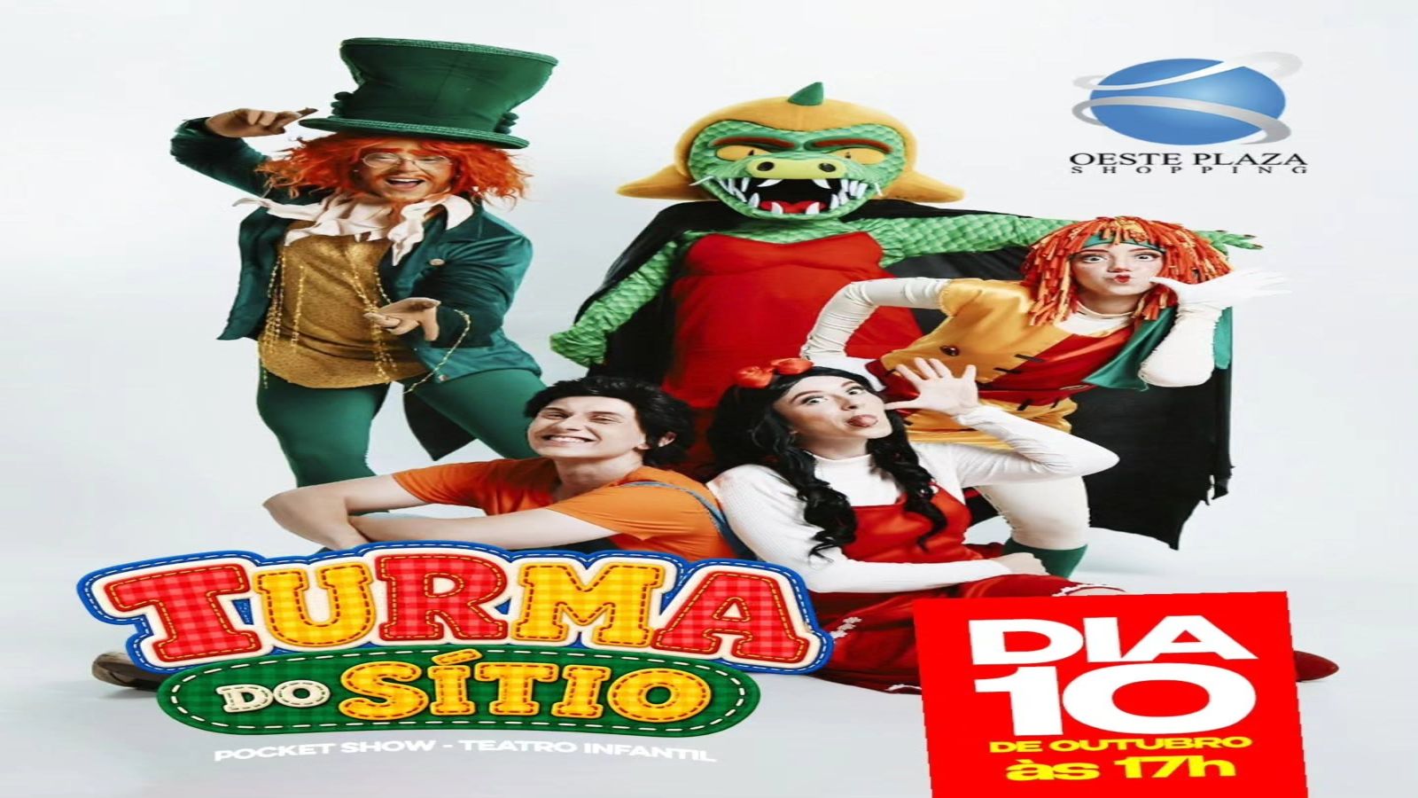 OESTE PLAZA SHOPPING DE ANDRADINA PROMOVE APRESENTAÇÃO ESPECIAL PARA AS CRIANÇAS 
