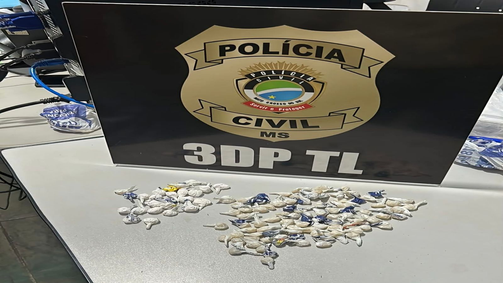 3 ° Delegacia de Polícia de Três Lagoas prende mulher trans por tráfico e apreende mais de 100 porções de drogas 