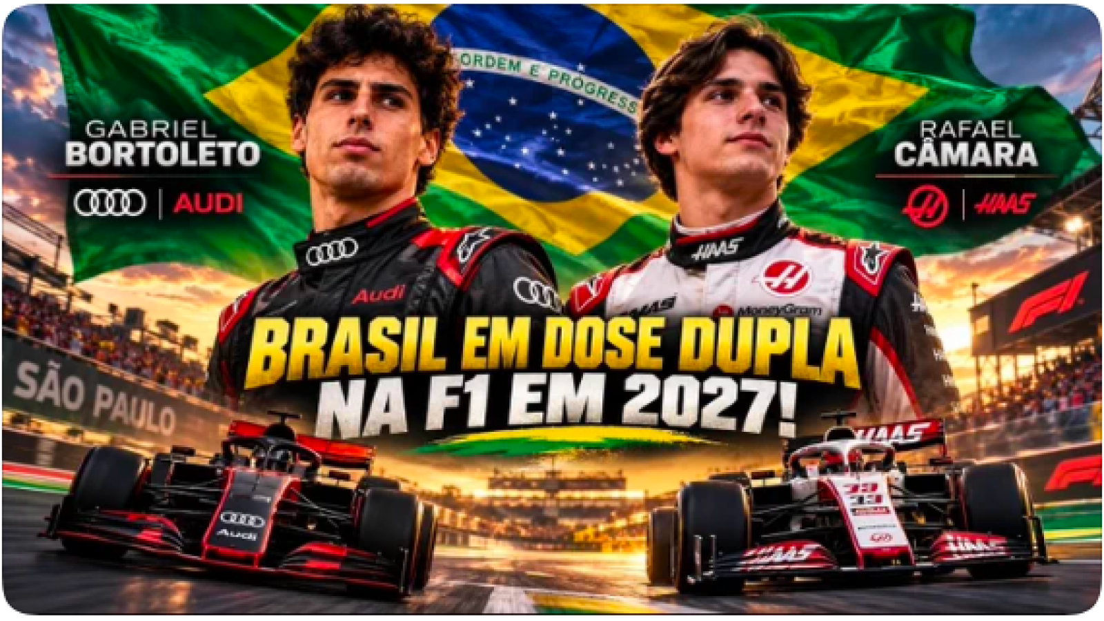 Após 11 anos, Brasil volta a contar com dois representantes na Fórmula 1