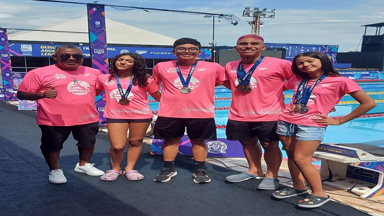 Natação Andradinense conquista 08 medalhas no Troféu Kim Mollo em Mococa