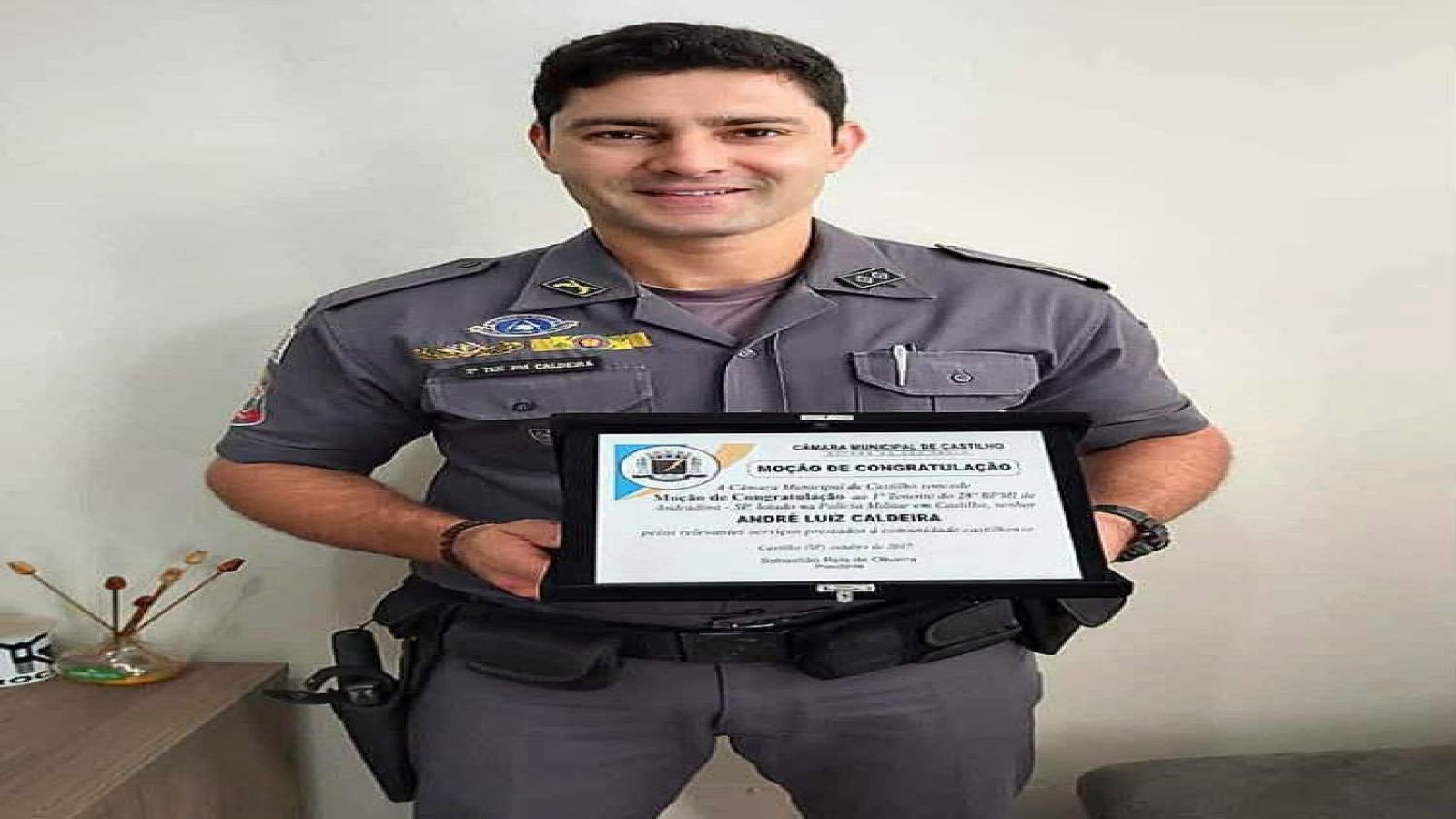 Comandante da 2º Cia de Ilha Solteira, Capitão Caldeira morre em grave acidente em Pereira Barreto