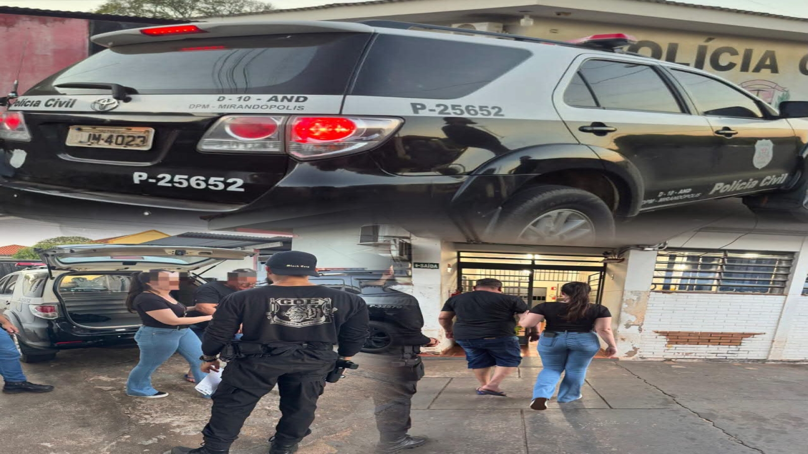 Polícia Civil de Mirandópolis e Lavínia em trabalho conjunto realizam prisões preventivas e temporária