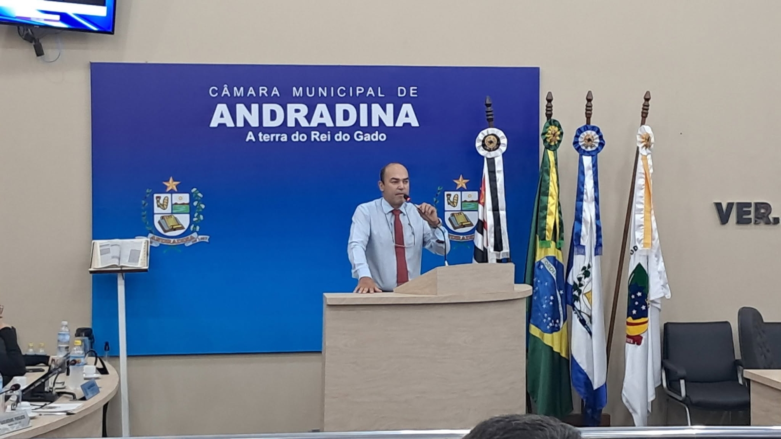 Vereador Rodarte cobra ações em infraestrutura, saúde, segurança viária e esporte em Andradina 