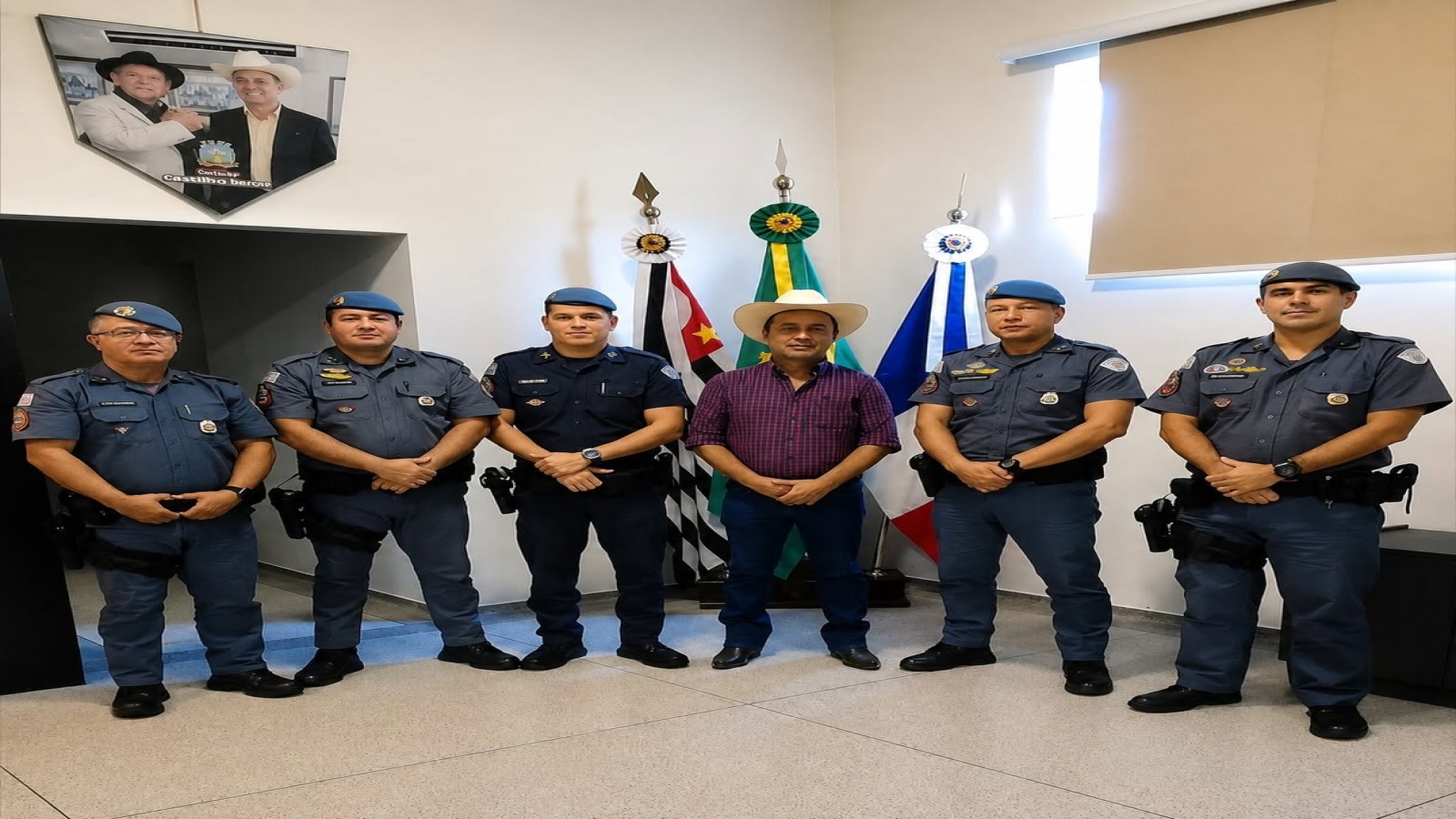 Polícia Militar e Prefeitura de Nova Independência (SP) discutem ações de segurança no município